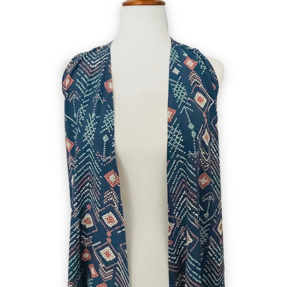 🍀 Lularoe Joy Mid Length Sleeveless Vest Women’s Size Small NEW - Picture 4 of 10